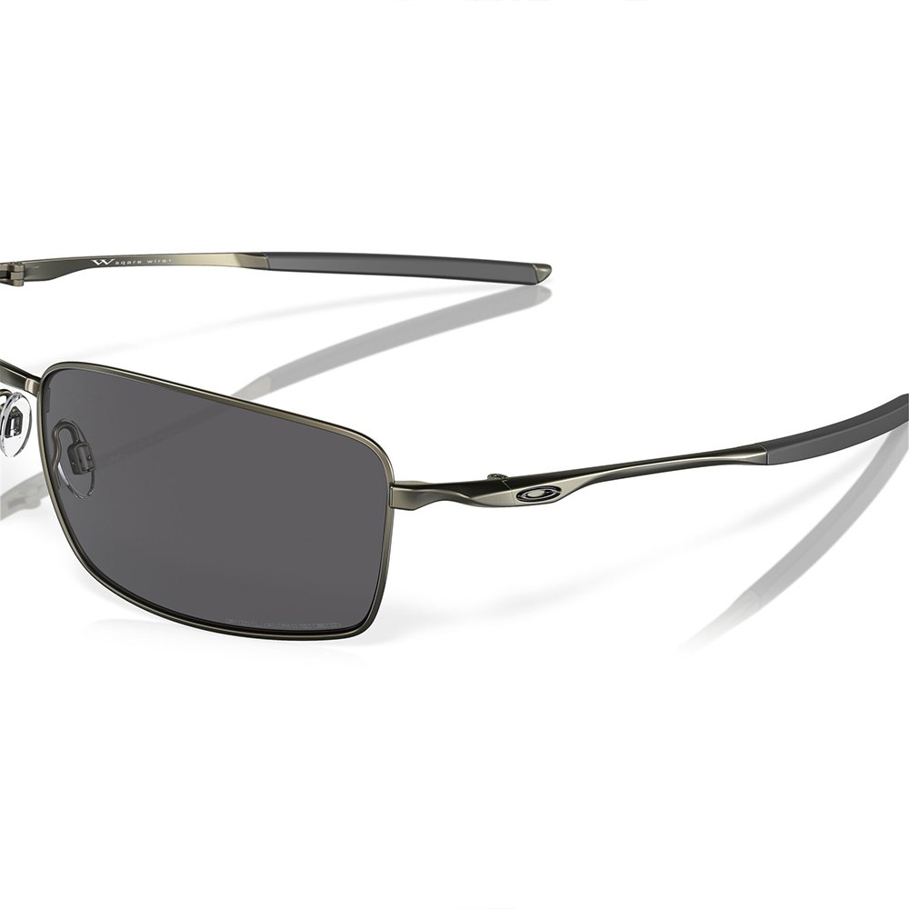 Купить Oakley OO4075-04 в квадрате Wire Поляризованные Очки Carbon Grey Polarized/CAT3 7ft.ru в интернет магазине Семь Футов