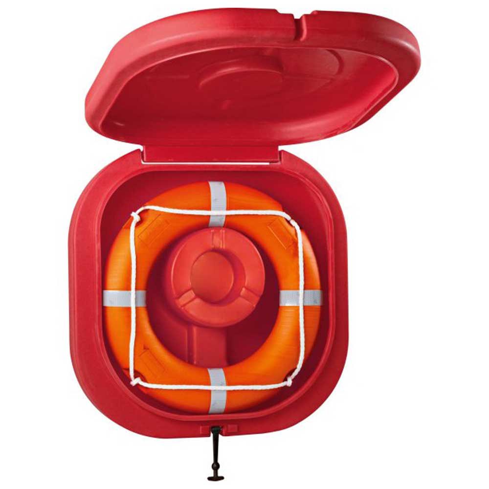 Купить Plastimo 64204 Дверная коробка спасательного круга Красный Red 90 x 90 x 28 cm 7ft.ru в интернет магазине Семь Футов
