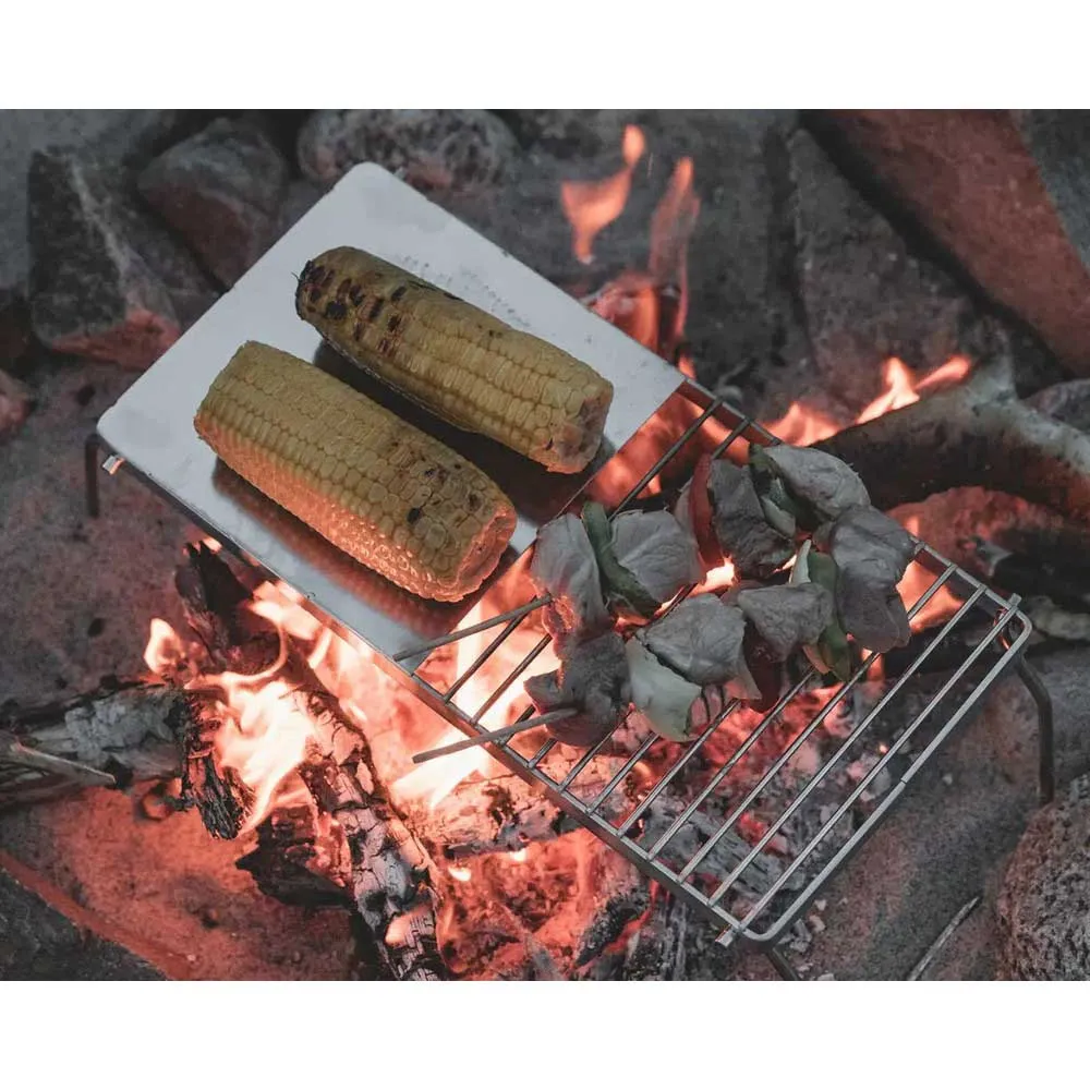 Купить Easycamp 680243 гриль Trivet  Silver 39 x 19 x 16 cm 7ft.ru в интернет магазине Семь Футов