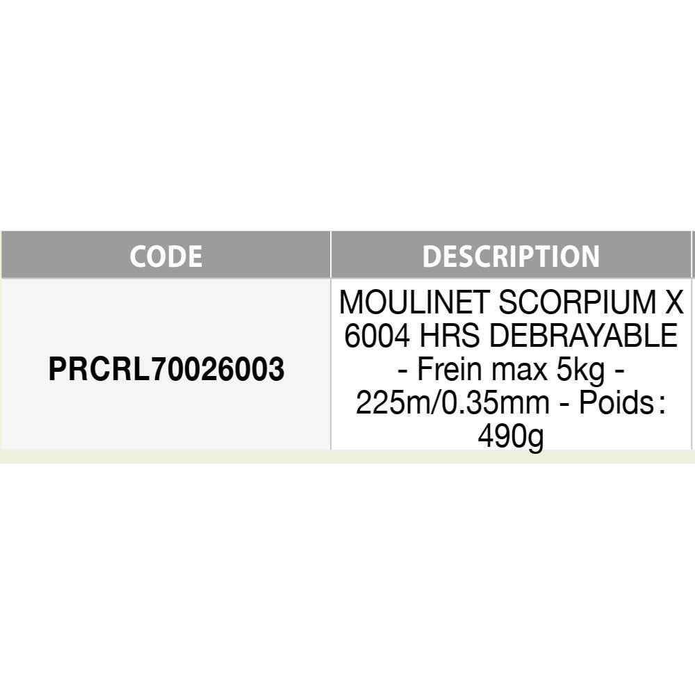 Купить Prowess PRCRL70026003 Scorpium X HRS Катушка Для Рыбалки На Карпа  Black 6004 7ft.ru в интернет магазине Семь Футов