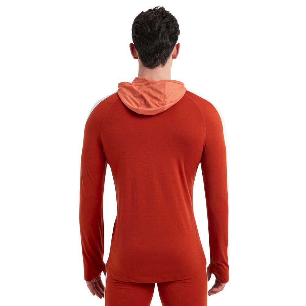 Купить Icebreaker 0A56QGA98XXL Базовый слой с длинным рукавом Merino 200 Sonebula Оранжевый Molten / Ember / Snow 2XL 7ft.ru в интернет магазине Семь Футов