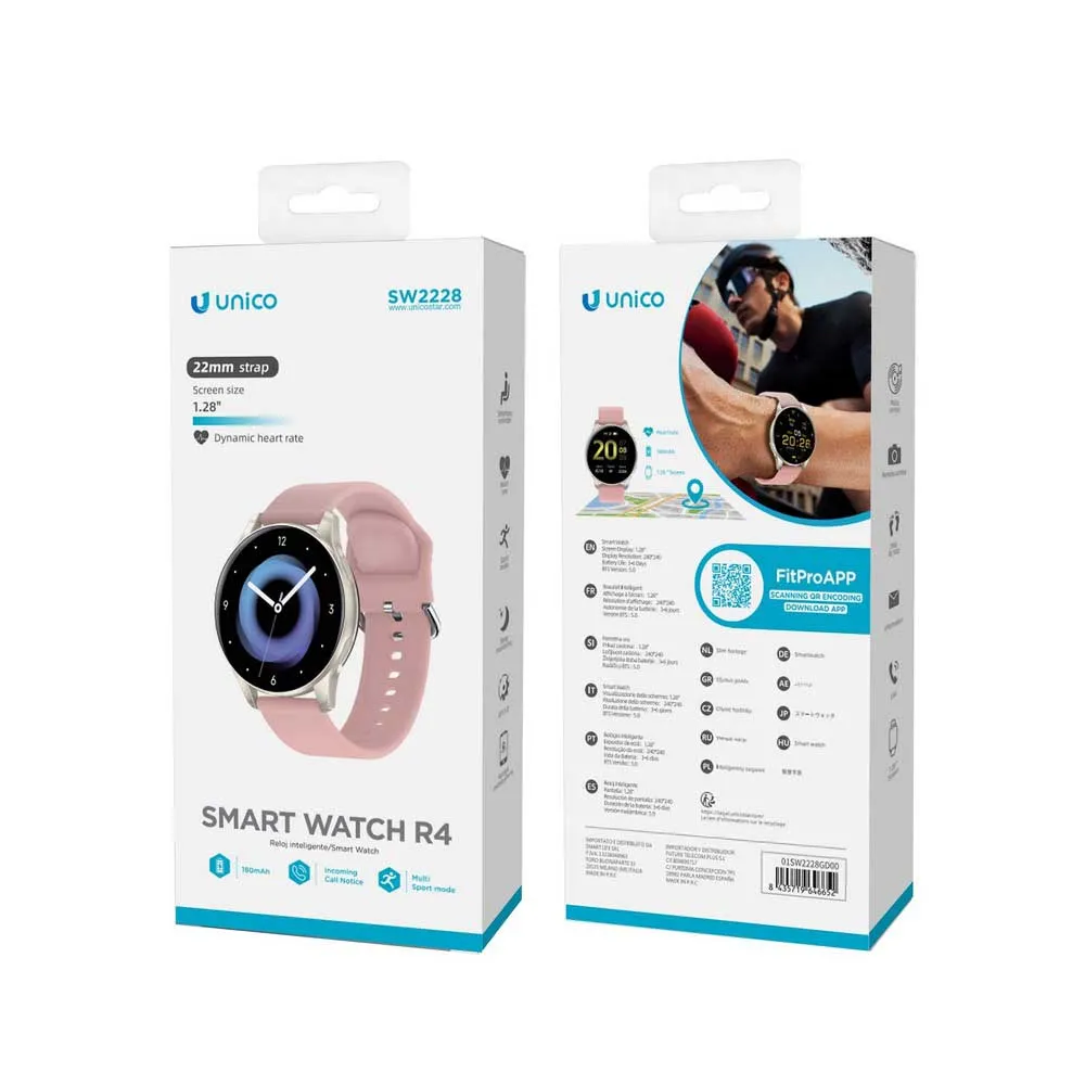 Купить Unico SW2228 Смарт-часы FitPro R4 CE 1.28´´  Gold 7ft.ru в интернет магазине Семь Футов