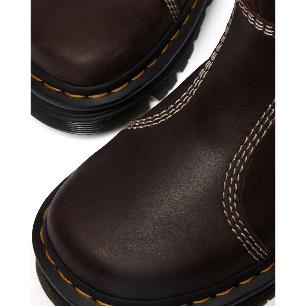 Купить Dr martens 4266-2200-050 Деревянные башмаки Zebzag Rigger Dark Brown 35x25x15 EU 38 7ft.ru в интернет магазине Семь Футов