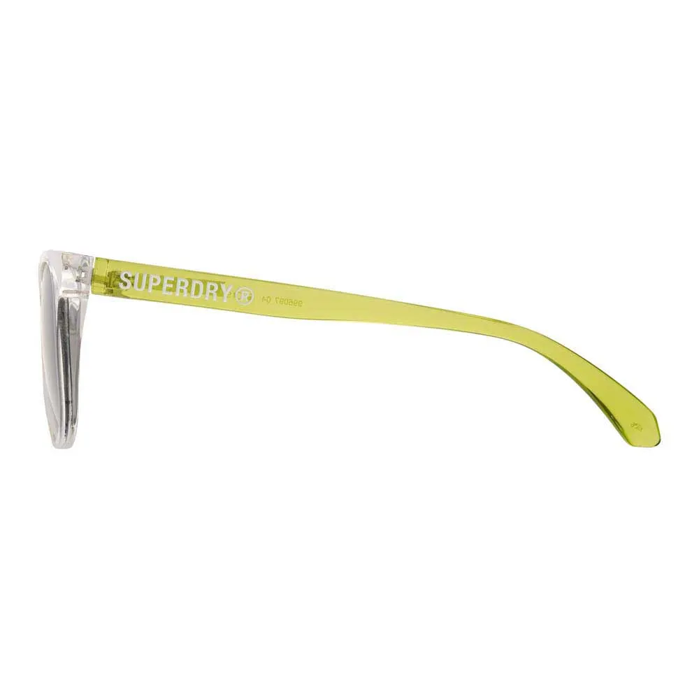Купить Superdry 996097-04-3030 Солнцезащитные очки Sds-5038-100 Crystal / Lime Solid Smoke/CAT3 7ft.ru в интернет магазине Семь Футов