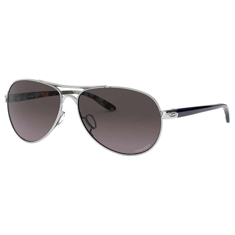 Купить Oakley OO4079-4059 Feedback Prizm Солнцезащитные Очки Polished Chrome Prizm Grey Gradient/CAT3 7ft.ru в интернет магазине Семь Футов