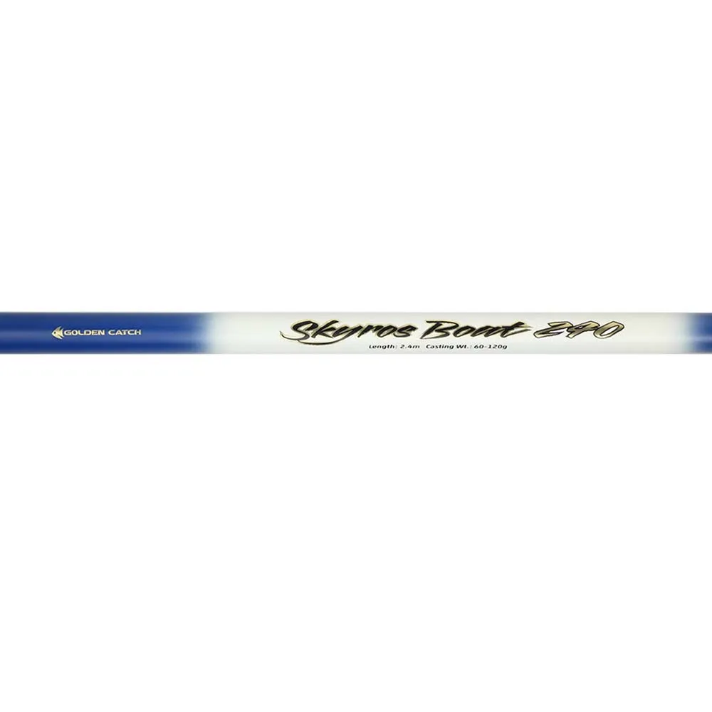 Купить Golden catch 2039372 донная удочка Skyros Boat Blue / White / Black 115x10x10 2.4 m 7ft.ru в интернет магазине Семь Футов