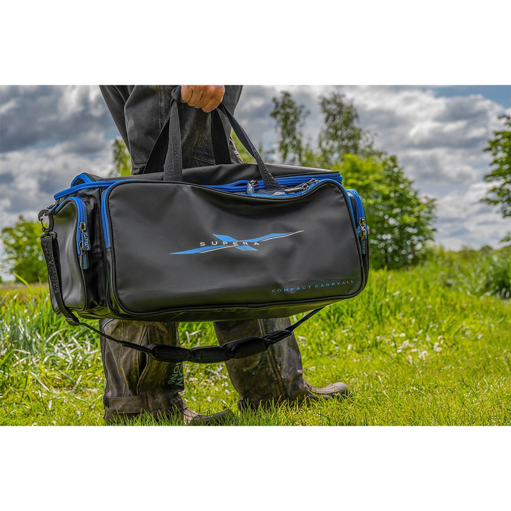 Купить Preston innovations P0130116 Supera X Compact Сумка Tackle Stack Голубой Black / Blue 7ft.ru в интернет магазине Семь Футов