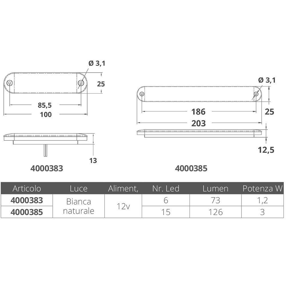 Купить A.a.a. 4000383 Белый технополимер LED Свет Серебристый White 7ft.ru в интернет магазине Семь Футов