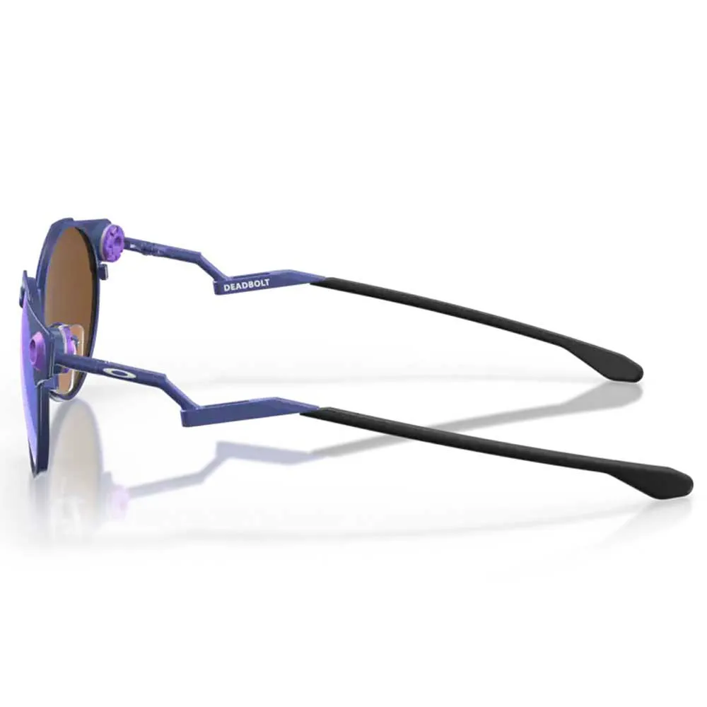 Купить Oakley OO6046-1050 Deadbolt Prizm Солнцезащитные Очки Matte Navy Prizm Iridium Violet/CAT3 7ft.ru в интернет магазине Семь Футов