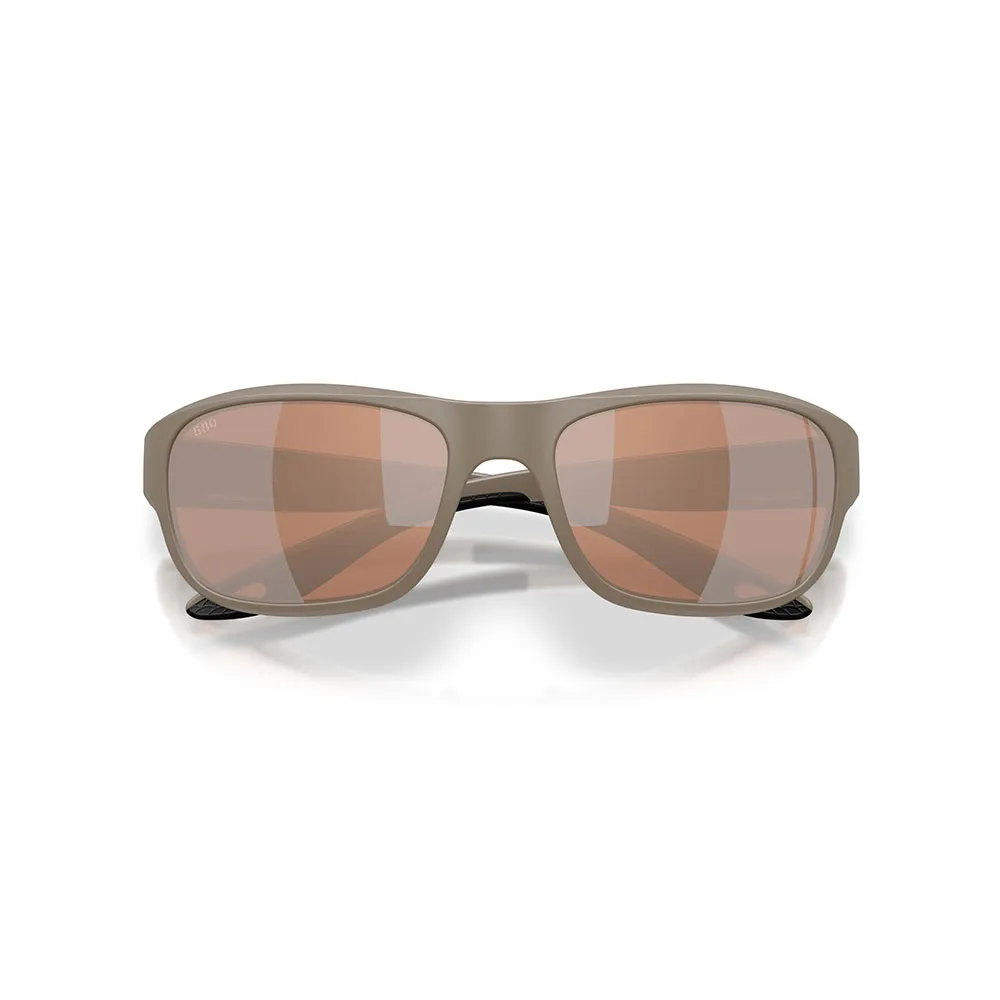 Купить Costa 06s9119-91191158 поляризованные солнцезащитные очки Clipperton Matte Sand 20x10x10 Copper Silver Mirror 580G/CAT3 7ft.ru в интернет магазине Семь Футов