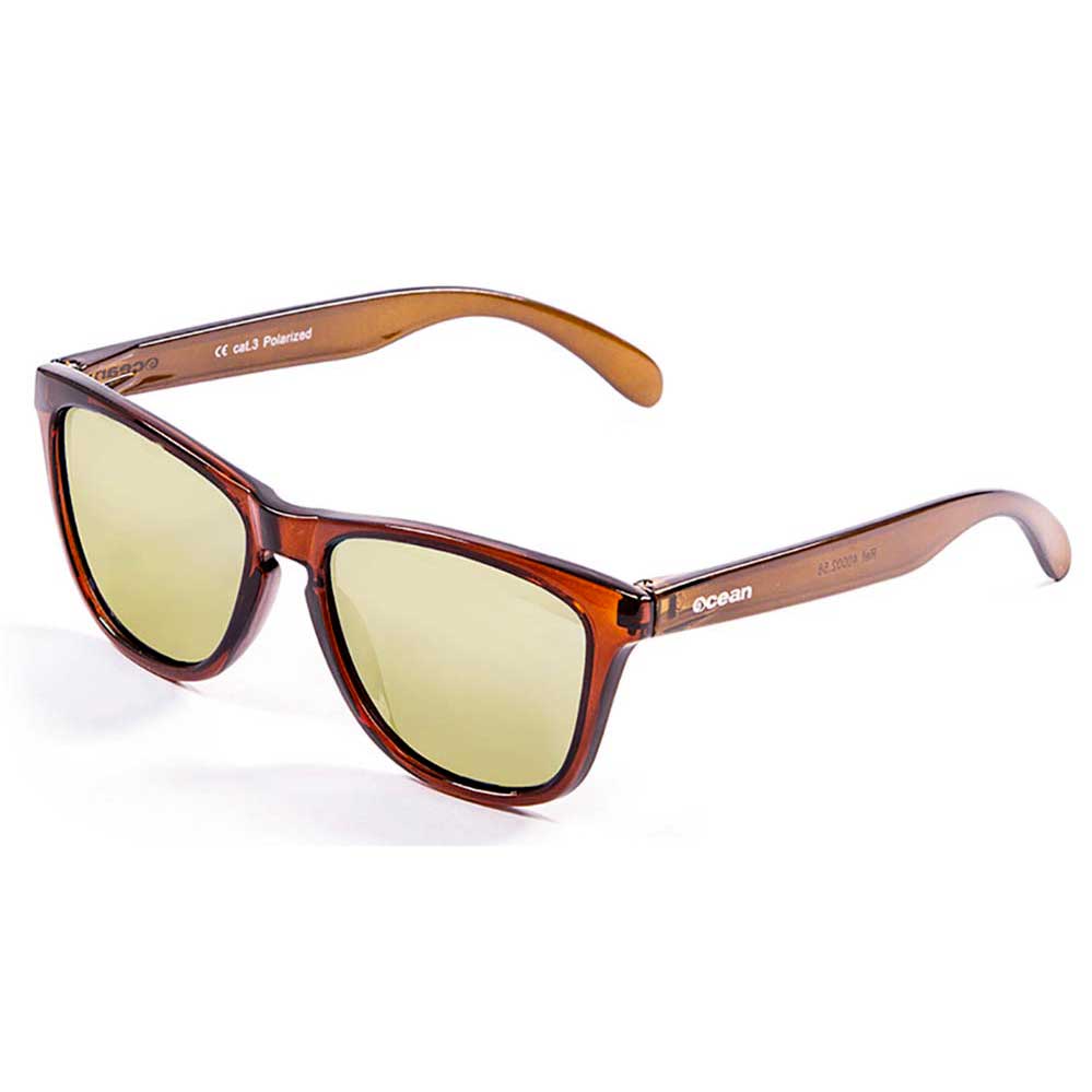 Купить Ocean sunglasses 40002.58 поляризованные солнцезащитные очки Sea Transparent Brown / Green 7ft.ru в интернет магазине Семь Футов