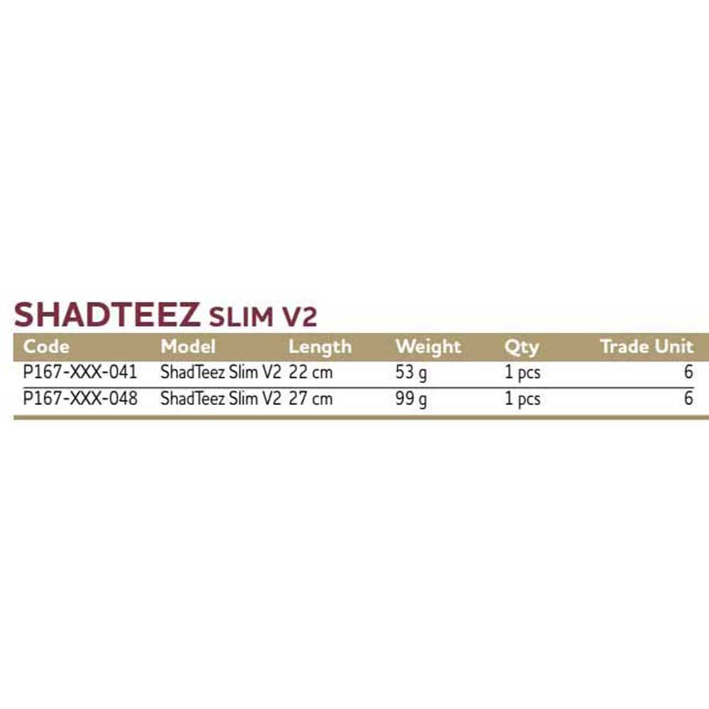 Купить Силиконовая мягкая приманка Westin ShadTeez Slim V2 P167-122-041 220мм 53гр цвет Headlight 7ft.ru в интернет магазине Семь Футов
