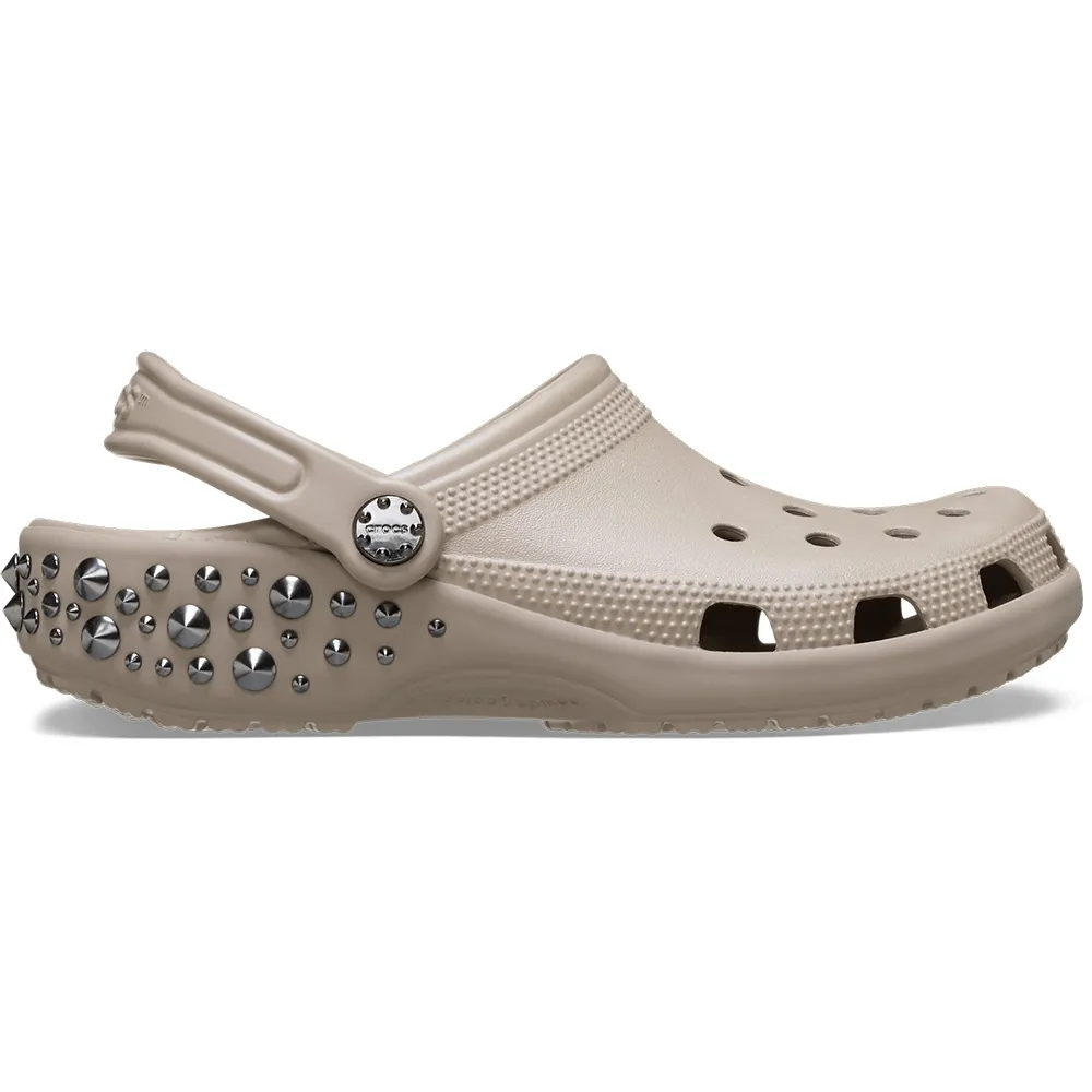Купить Crocs 211596-214-m4w6 Деревянные башмаки Classic Studded Taupe 35x25x15 EU 36 7ft.ru в интернет магазине Семь Футов