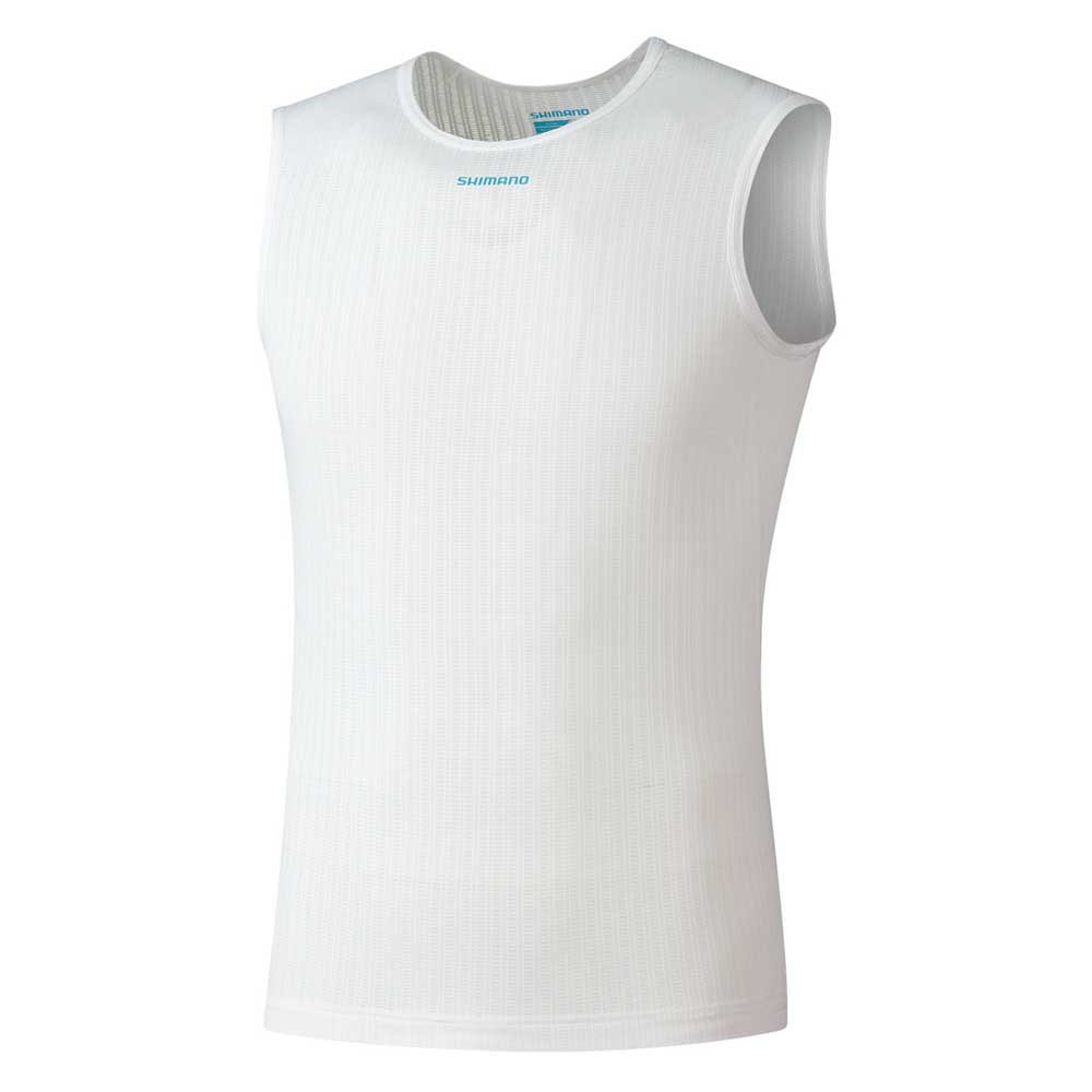 Купить Shimano PCWBLPWVE13MW0107XL Безрукавная базовая футболка Vertex Base Layer Белая White XL 7ft.ru в интернет магазине Семь Футов