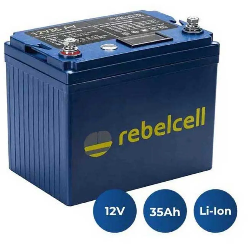 Купить Rebelcell nbr-003 Литий-ионный аккумулятор 12V35 AV 435Wh Blue 19x13x15 7ft.ru в интернет магазине Семь Футов