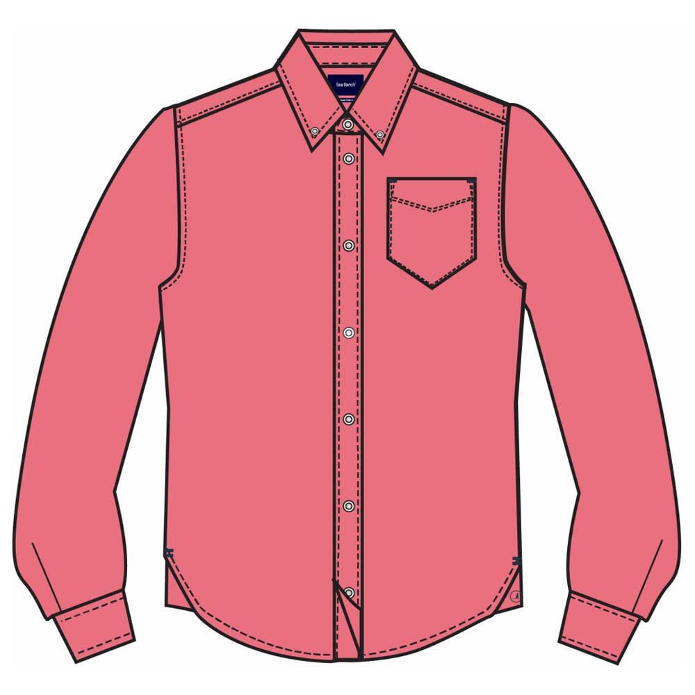 Купить Sea ranch 22-7-276-3025-3XL Рубашка с длинным рукавом Neil Linen Розовый Dubarry 3XL 7ft.ru в интернет магазине Семь Футов