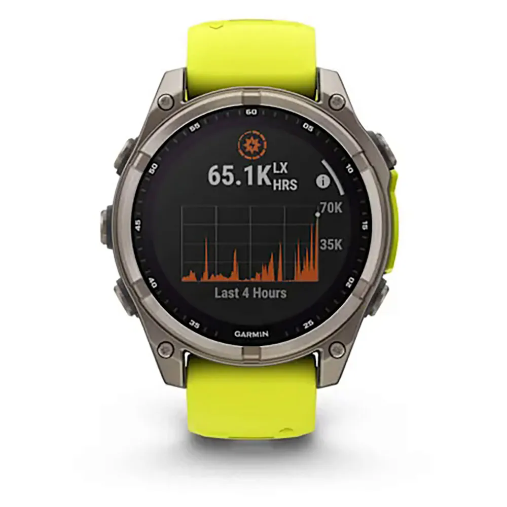 Купить Garmin R-144935704-010-02906-21 Часы Fenix 8 47 mm Solar Sapphire отремонтированы Желтый Graphite / Titanium 7ft.ru в интернет магазине Семь Футов