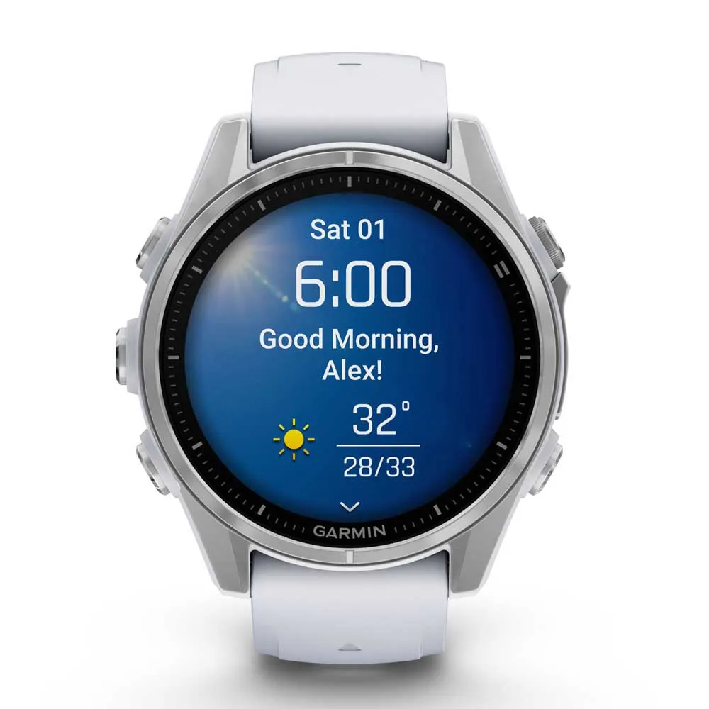 Купить Garmin 010-02903-00 Smartwatch Fenix 8 AMOLED 43 mm  White 7ft.ru в интернет магазине Семь Футов