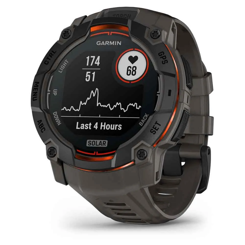 Купить Garmin 010-02935-00 Часы Instinct 3 50 mm Solar Черный  Black / Carbon 7ft.ru в интернет магазине Семь Футов