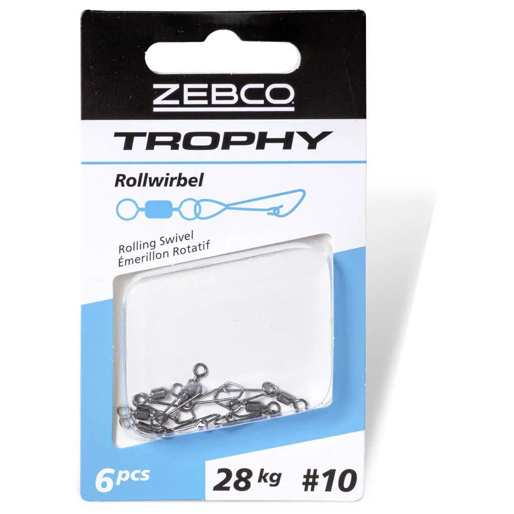 Купить Zebco 6217014-unit Вертлюг Trophy Rolling Silver 12x7x5 7ft.ru в интернет магазине Семь Футов