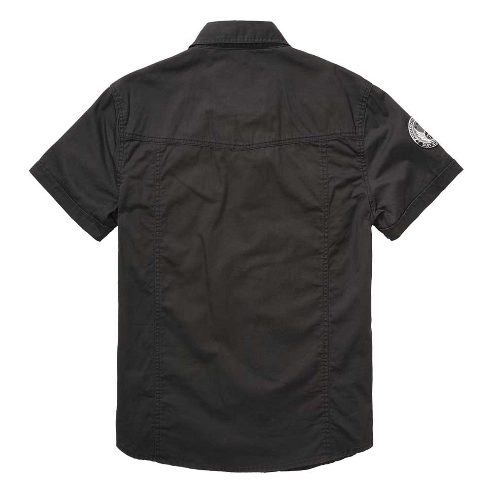 Купить Brandit 4033-2-3XL Рубашка с коротким рукавом Luis Vintage Черный Black 3XL 7ft.ru в интернет магазине Семь Футов