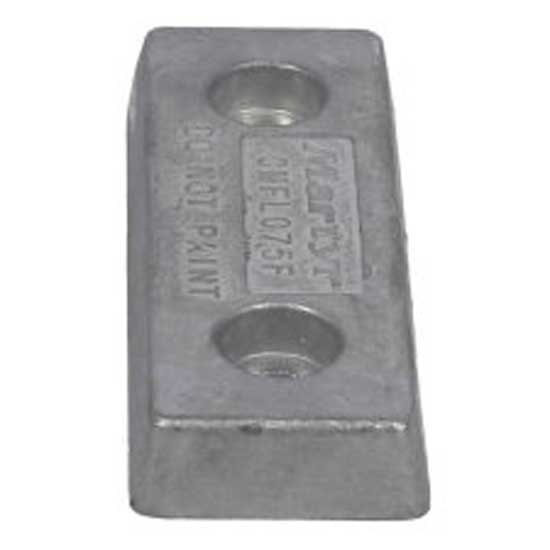 Купить Martyr anodes ANO1708 Болт на аноде из цинковой пластины  Grey 130 x 50 x 17 mm 7ft.ru в интернет магазине Семь Футов