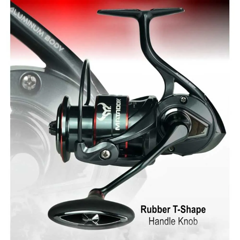 Купить Xzoga 229877 спиннинговая катушка Matador Raid Black / Red 20x20x15 2000SW 7ft.ru в интернет магазине Семь Футов