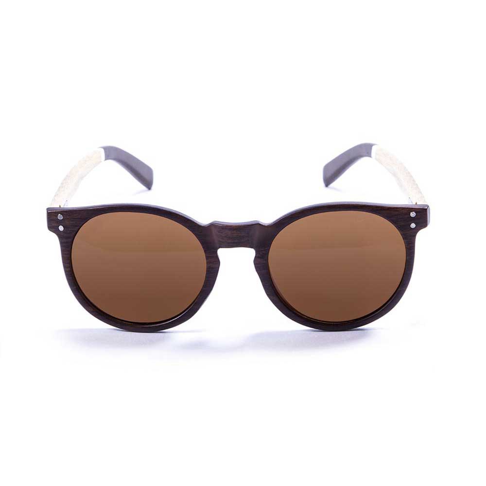 Купить Ocean sunglasses 55400.2 Деревянные поляризованные солнцезащитные очки Lizard Brown / Brown / Brown / White / Brown 7ft.ru в интернет магазине Семь Футов