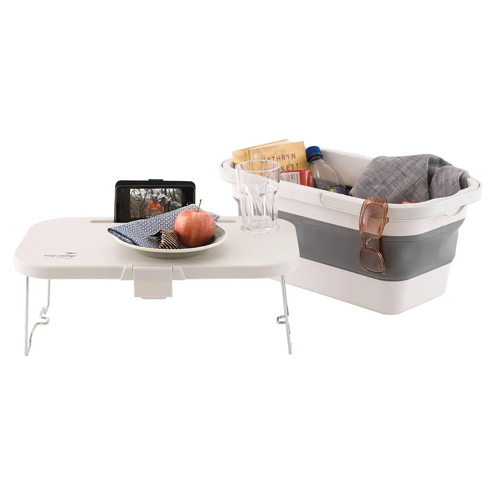 Купить Easycamp 680238 Набор Picnic Basket&Table Серебристый White 7ft.ru в интернет магазине Семь Футов