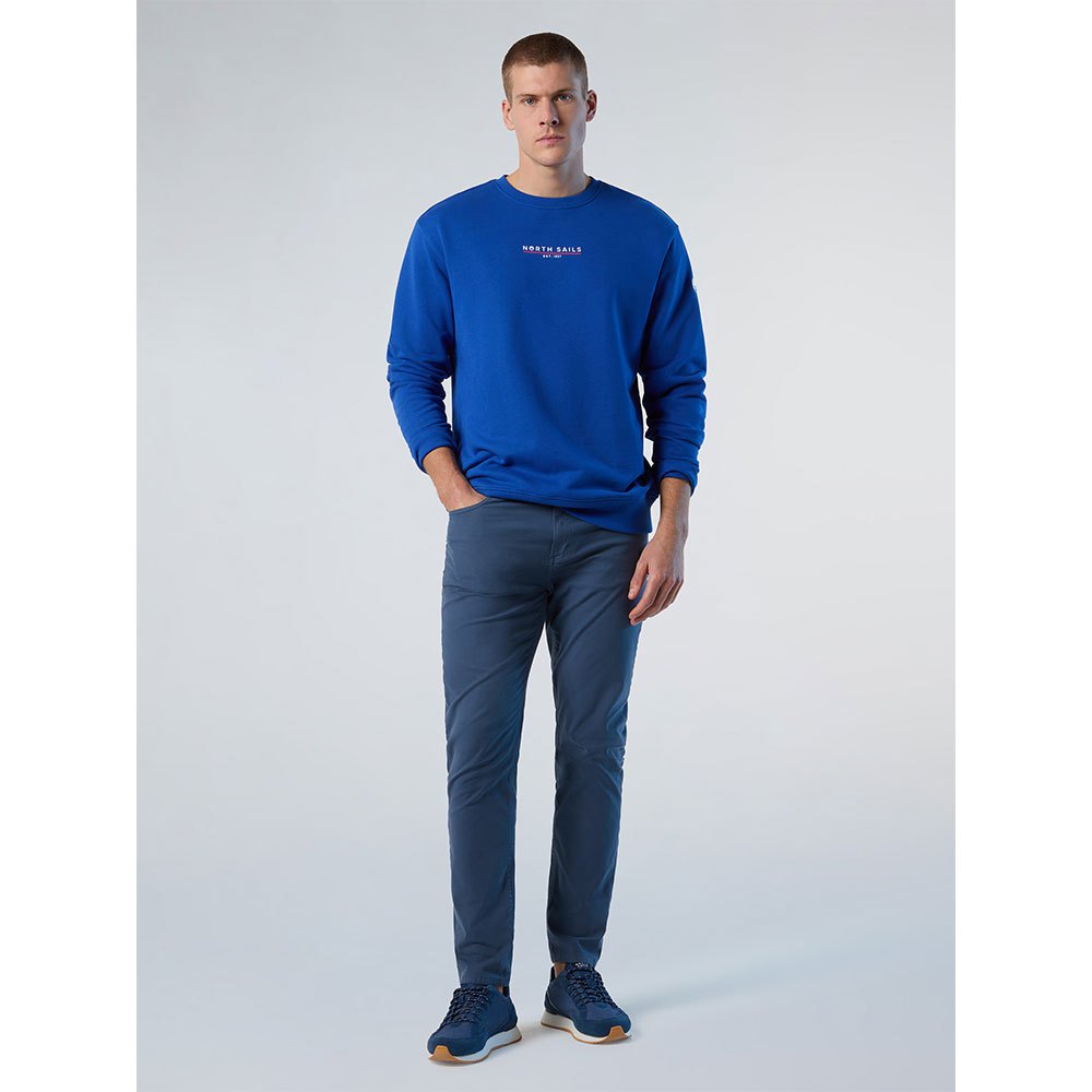 Купить North sails 691226-0831-L Свитер Свитер Basic Comfort Fit Голубой Surf Blue L 7ft.ru в интернет магазине Семь Футов