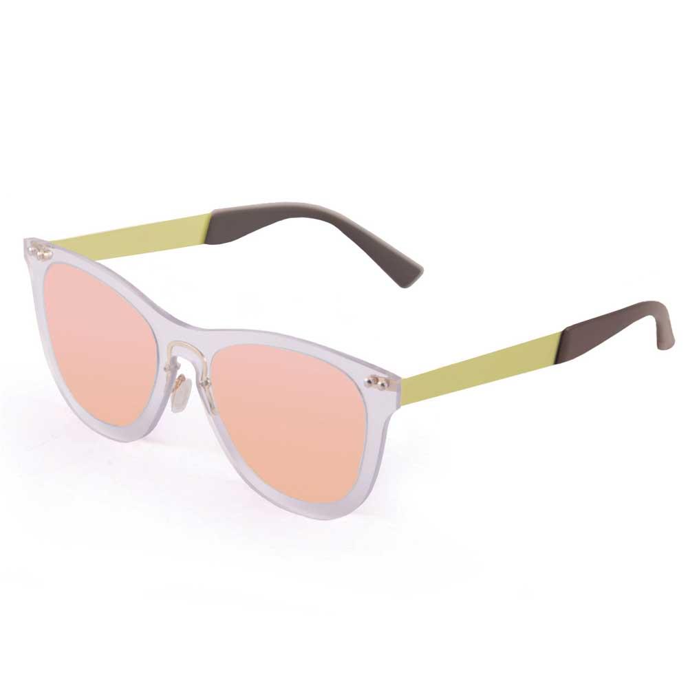Купить Ocean sunglasses 24.25 Солнцезащитные очки Florencia Pink Mirror Transparent White / Metal Gold Temple/CAT2 7ft.ru в интернет магазине Семь Футов