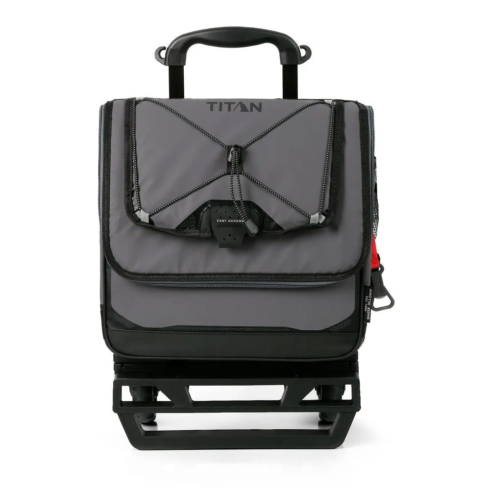 Купить Titan TI521602500E Мягкая сумка-холодильник на колесах Artic Zone 38L Grey / Black 7ft.ru в интернет магазине Семь Футов