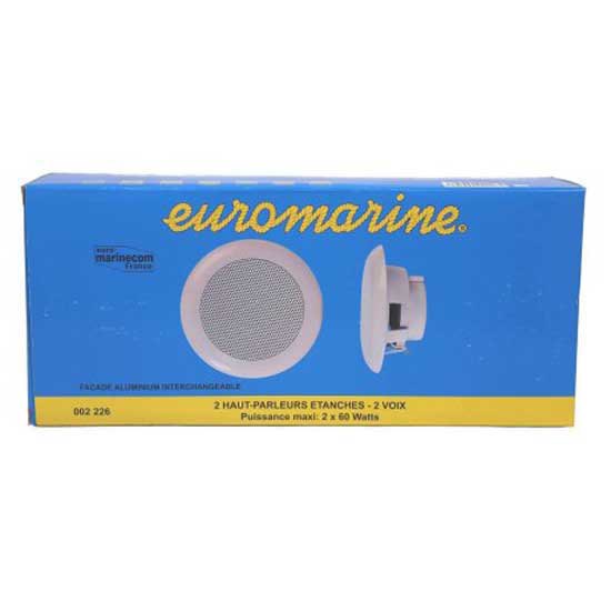 Купить Euromarine 002226 60W Водонепроницаемый динамик Серебристый White 145 mm 7ft.ru в интернет магазине Семь Футов