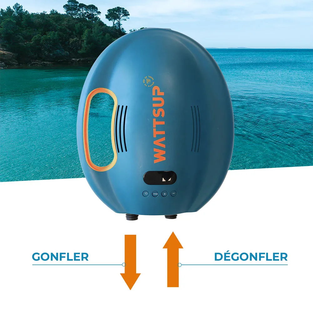 Купить Wattsup pb-wpmp-s2 Портативный электрический воздушный насос Swift Battery Blue / Orange 33x14x29 7ft.ru в интернет магазине Семь Футов
