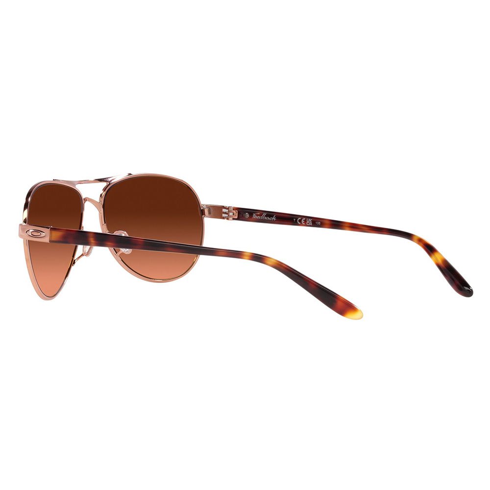 Купить Oakley OO4079-4659 Feedback Prizm Женские солнцезащитные очки Rose Gold Prizm Brown Gradient/CAT3 7ft.ru в интернет магазине Семь Футов