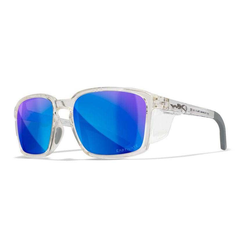 Купить Wiley x AC6ALF09-UNIT поляризованные солнцезащитные очки Alfa Blue Mirror / Grey / Gloss Clear Crystal 7ft.ru в интернет магазине Семь Футов