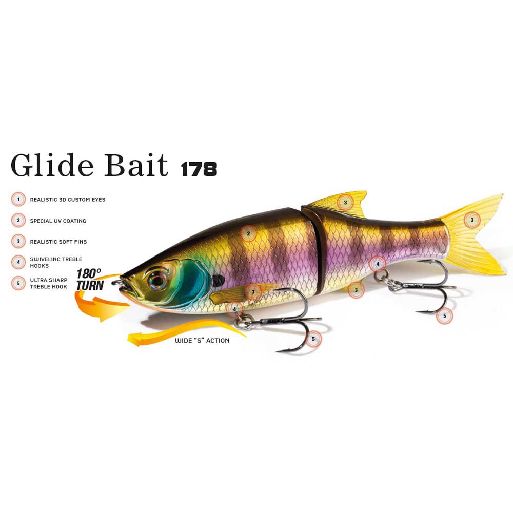 Купить Molix GB178SS-614-UNIT Glide Bait Slow Sinking 178 Mm 75g Многоцветный 614 7ft.ru в интернет магазине Семь Футов