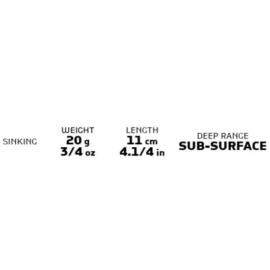 Купить Molix PM110B-249-UNIT Pencil Baitfish Series Пескарь 110 mm  249 7ft.ru в интернет магазине Семь Футов