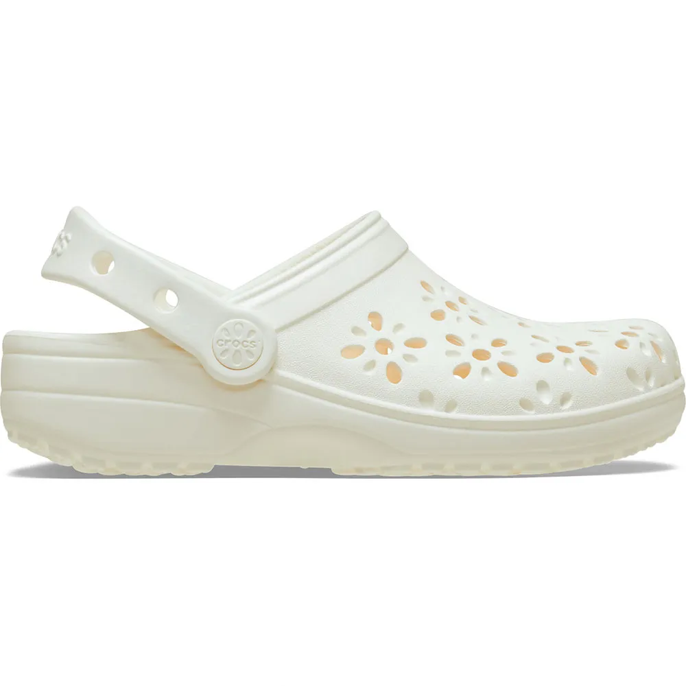 Купить Crocs 210927-0wv-m9/w11 Деревянные башмаки Classic Floral Cut Out Chalk 35x25x15 EU 42 7ft.ru в интернет магазине Семь Футов