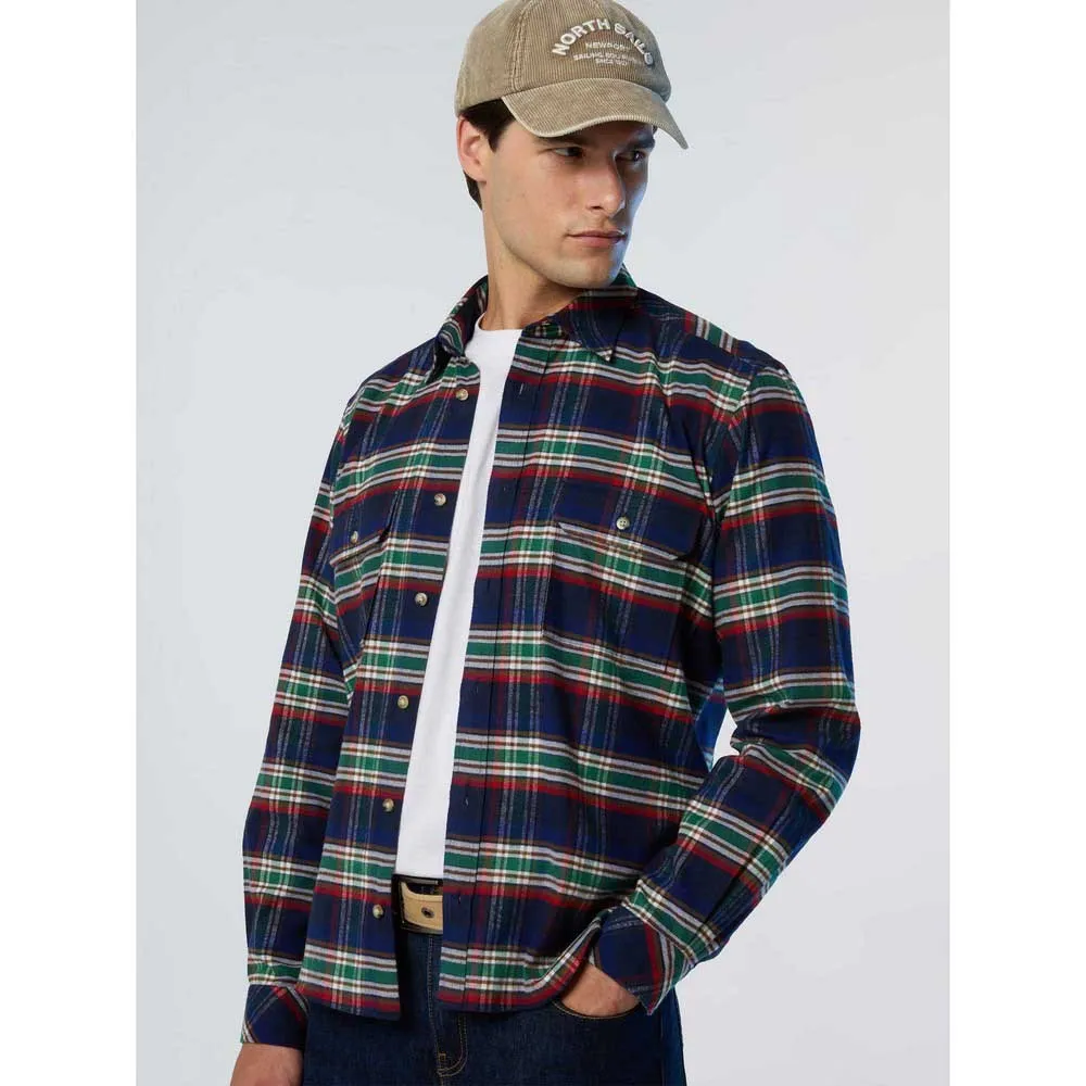 Купить North sails 664422-c002-xxl Верхняя рубашка 664422 Blue / Red / Green 25x25x15 2XL 7ft.ru в интернет магазине Семь Футов