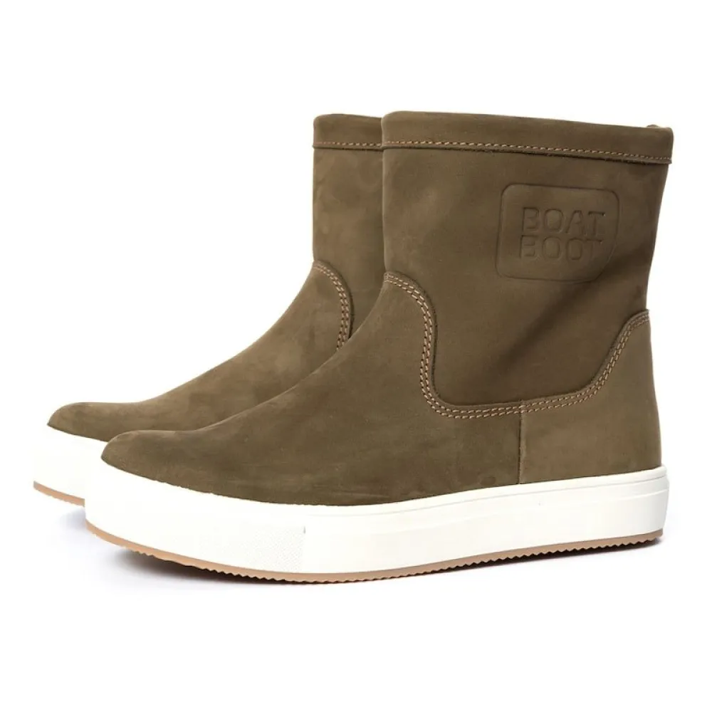 Купить Boat boot 100116123-5000-36 Сапоги Lowcut Leather Green 40x35x15 EU 36 7ft.ru в интернет магазине Семь Футов