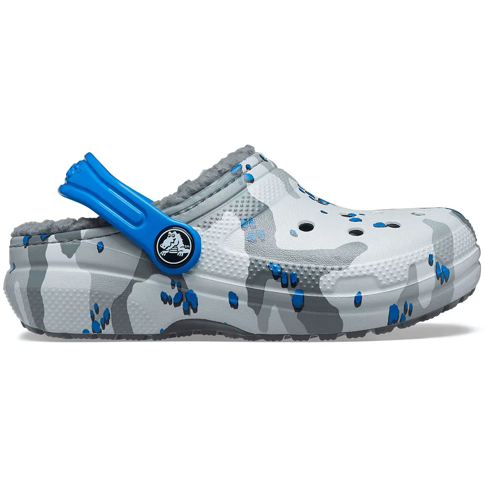Купить Crocs 207323-0ef-c5 Деревянные башмаки Classic Lined Camo Light Grey / Camo 35x25x15 EU 20 7ft.ru в интернет магазине Семь Футов