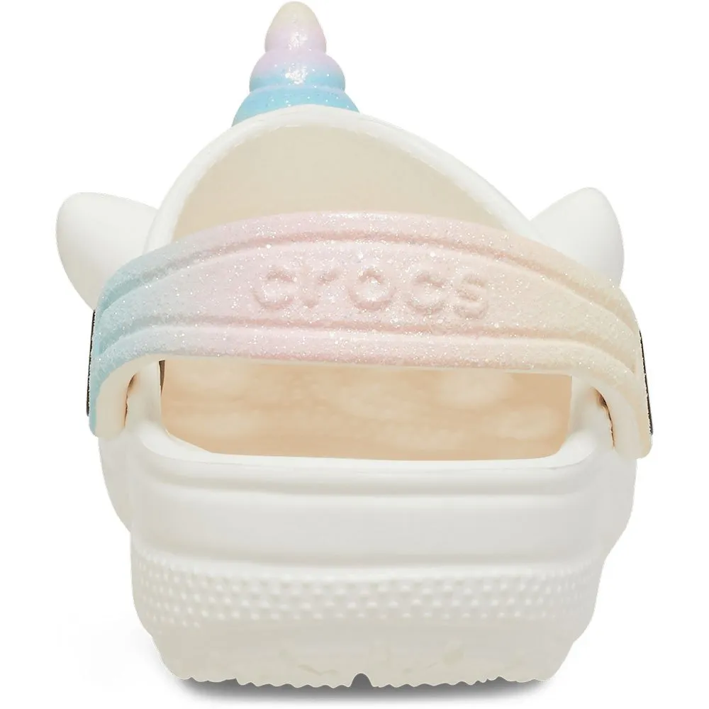 Купить Crocs 209701-0wv-c10 Деревянные башмаки Classic IAM Rainbow Unicorn Chalk 35x25x15 EU 27 7ft.ru в интернет магазине Семь Футов