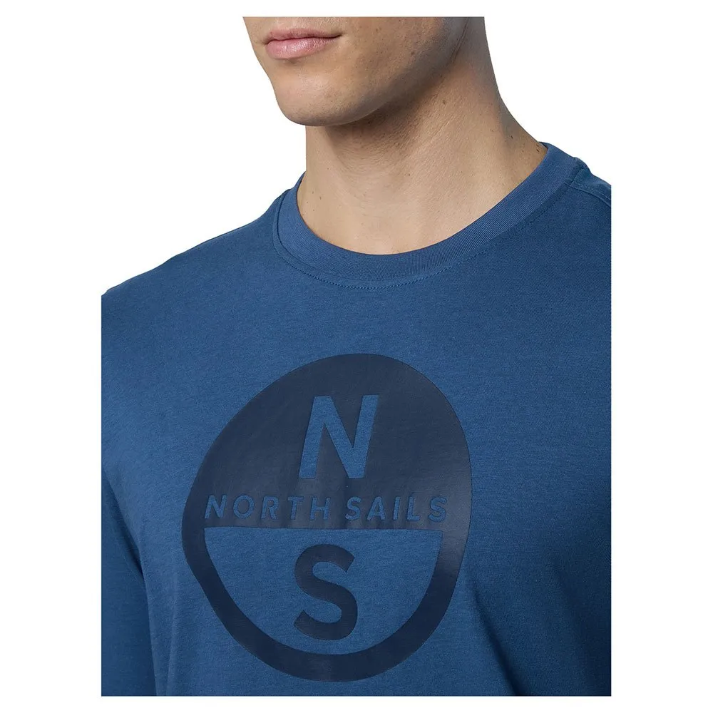 Купить North sails 692850-0787-XS Футболка с длинным рукавом Graphic Голубой Dark Denim XS 7ft.ru в интернет магазине Семь Футов
