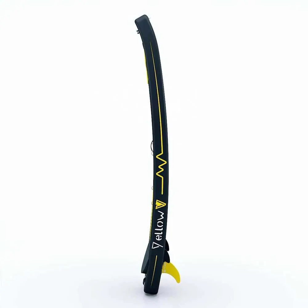 Купить YellowV yvsup09 Надувной комплект для падлбординга Heartbeat 9´0´´ Black / Yellow 90x50x30 274.3 cm 7ft.ru в интернет магазине Семь Футов