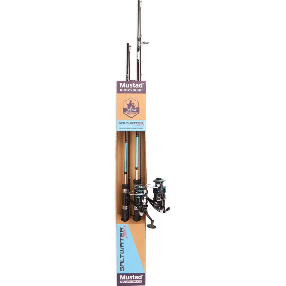 Купить Mustad mrc01-js-m-6 Комбо вращения Legacy Saltwater Black 135x10x10 1.8 m 7ft.ru в интернет магазине Семь Футов