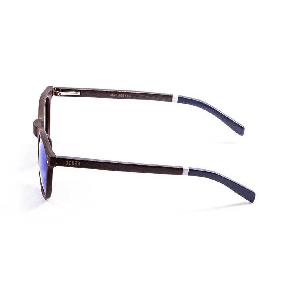 Купить Ocean sunglasses 55511.2 Деревянные поляризованные солнцезащитные очки Lizard Brown / Brown Dark / Blue / White / Blue 7ft.ru в интернет магазине Семь Футов