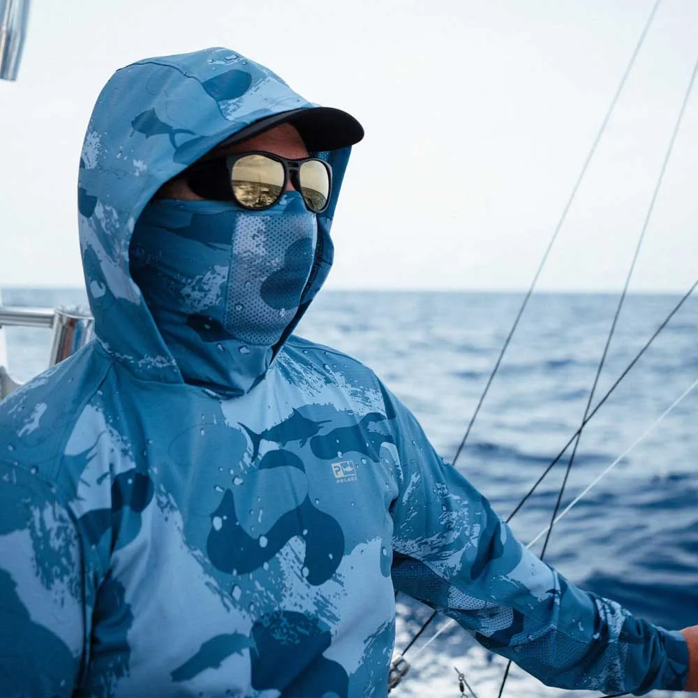 Купить Pelagic 1015251000-slt-m Толстовка с капюшоном Exo Tech Brush Camo Slate 40x30x12 7ft.ru в интернет магазине Семь Футов