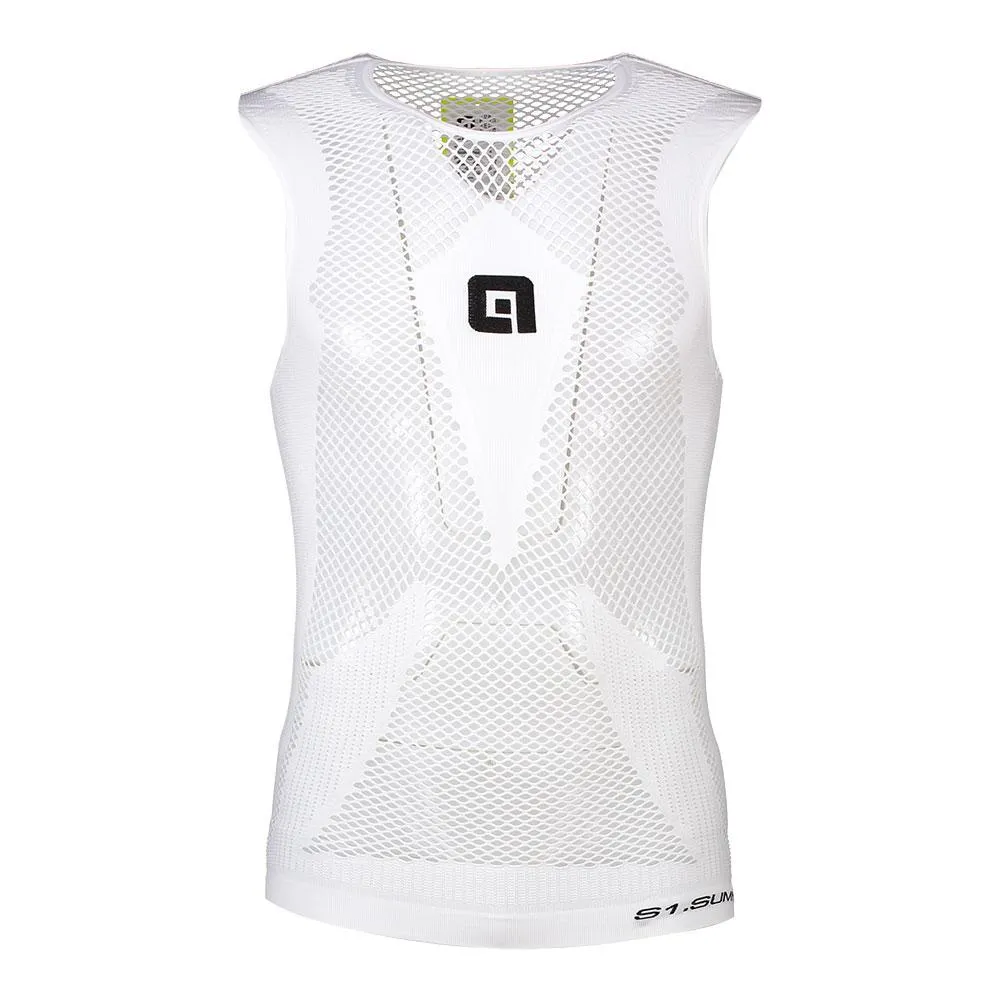 Купить Alé L16340016-04 базовый слой без рукавов S1 Summer Mesh Sleevless Белая White L-XL 7ft.ru в интернет магазине Семь Футов