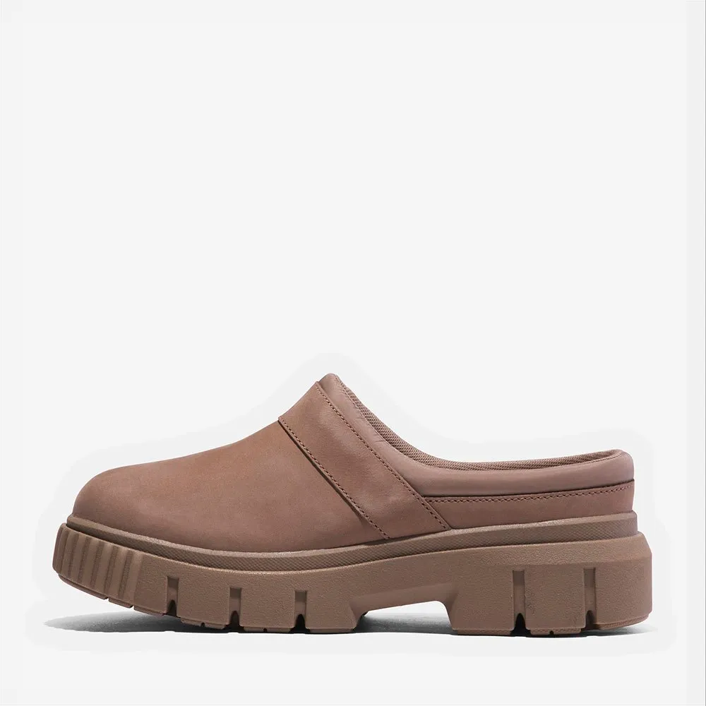 Купить Timberland tb0a64a4en51w-070 Деревянные башмаки Greyfield Taupe Nubuck 35x25x15 EU 38 7ft.ru в интернет магазине Семь Футов